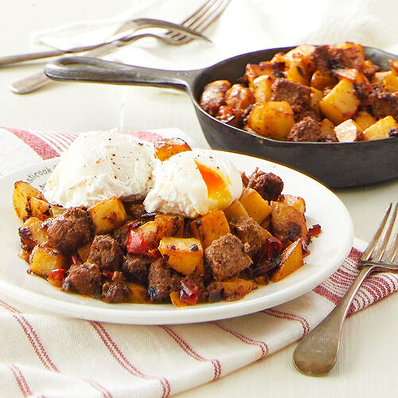 Mom�s Meatloaf Hash and Eggs