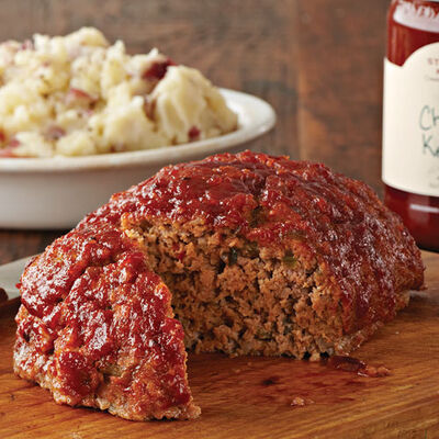 Roasted Garlic & Onion Meatloaf